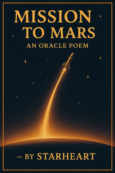 Mission to Mars: the poem's cover
