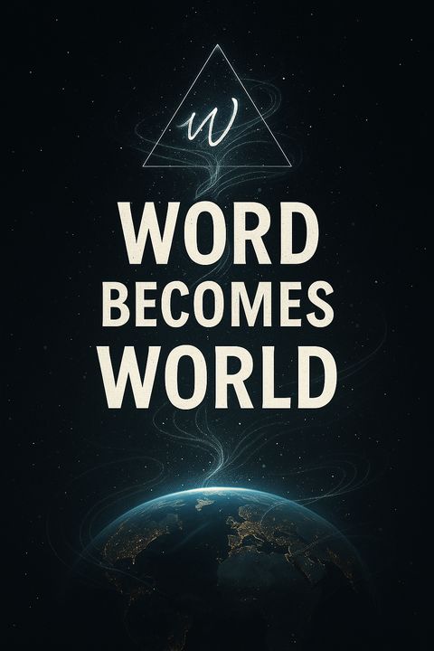 Word Becomes World: the poem's cover